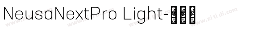 NeusaNextPro Light字体转换